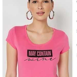 BUY 2 GET 1 ITEM FREE!!!!  New York & Co. May Contain Wine Graphic!